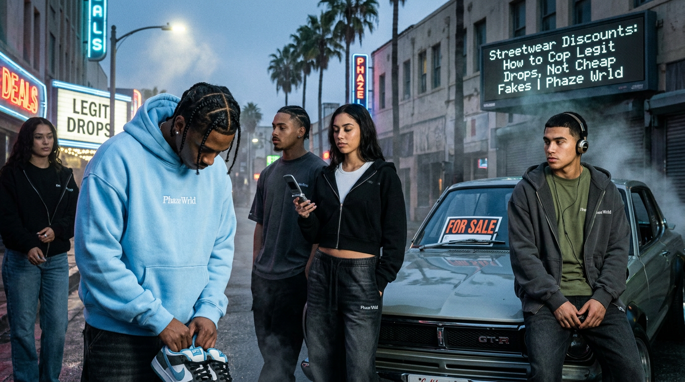 Streetwear Discounts: How to Cop Legit Drops, Not Cheap Fakes | Phaze Wrld
