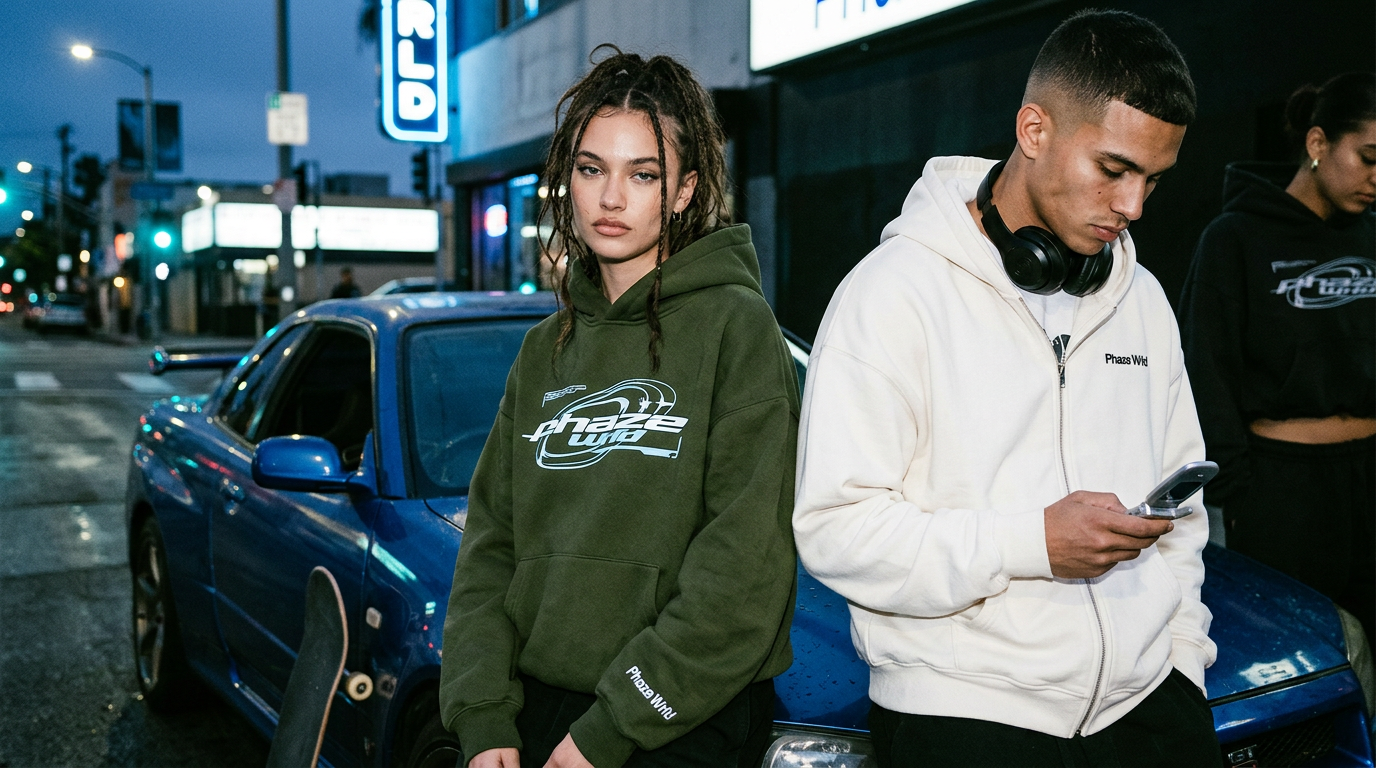 Graphic hoodie fit: Choosing boxy, oversized, or drop shoulder