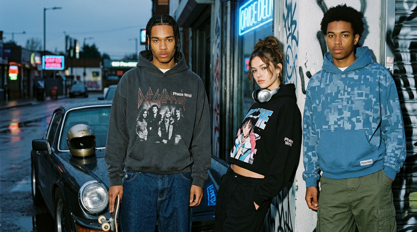 Types of Graphic Hoodie Designs: Vintage, Anime & Abstract